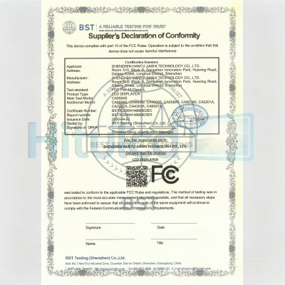 FCC Certification