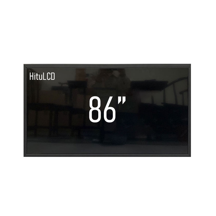 86 Inch Outdoor LCD Panel with Sunlight Readability for Commercial Displays