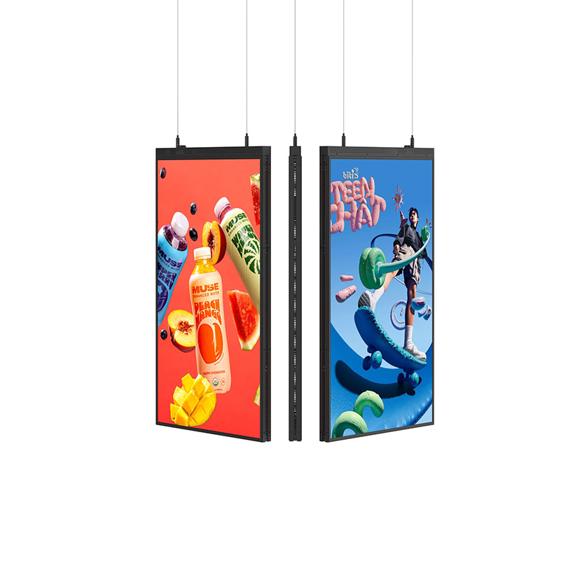 43~75 Inch Single/Double Sided Hanging High Brightness Window Display