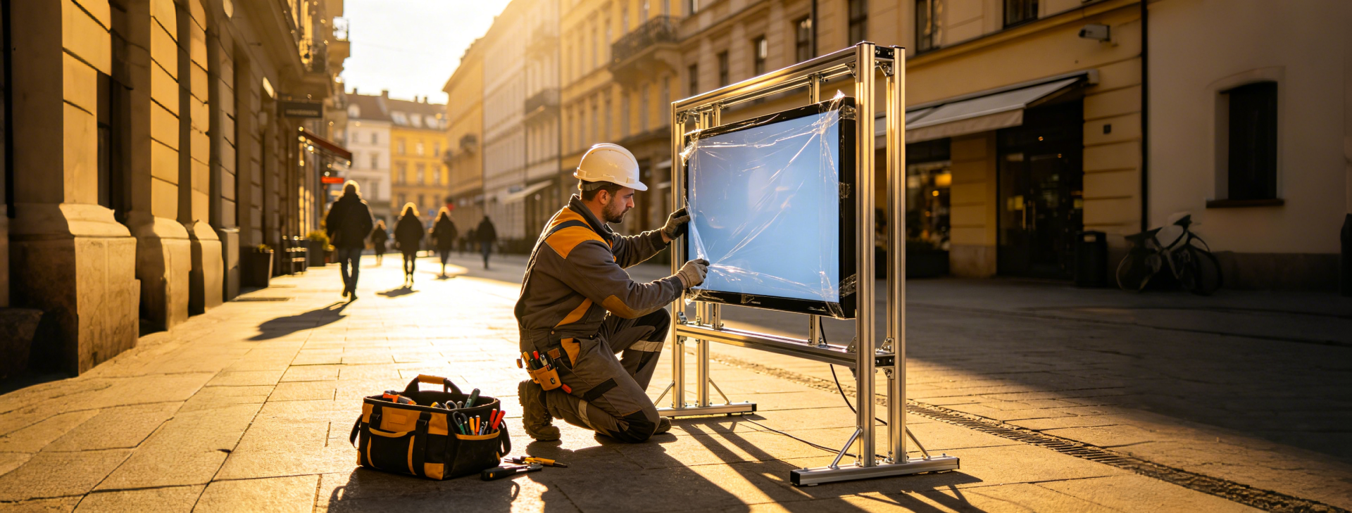 High Brightness LCD Outdoor Digital Signage Solutions for B2B Integrators