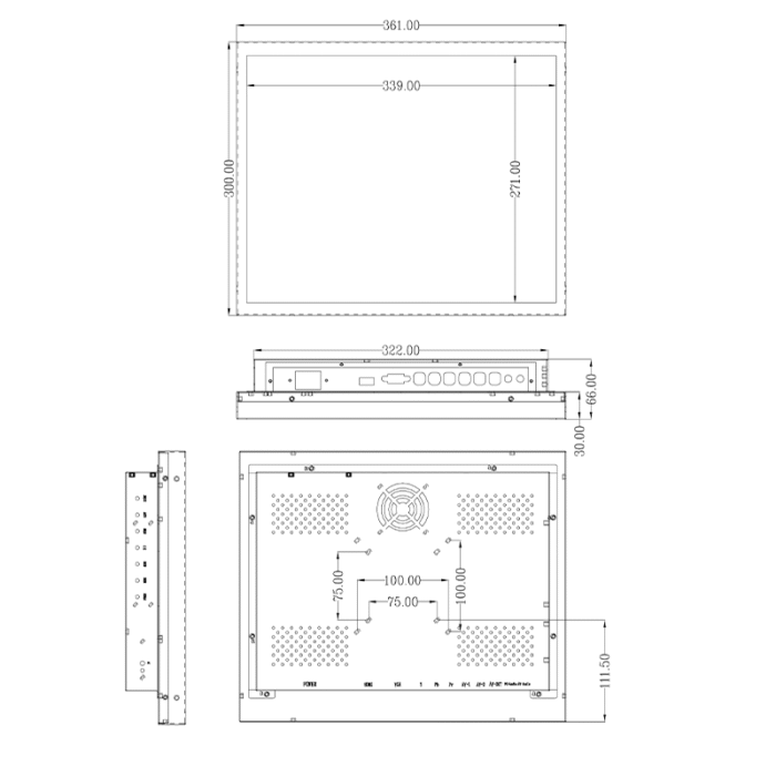 17″inch-industrial-monitor-lvds1280*1024 - Image 3