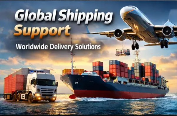 Fast and secure worldwide shipping for industrial projects.